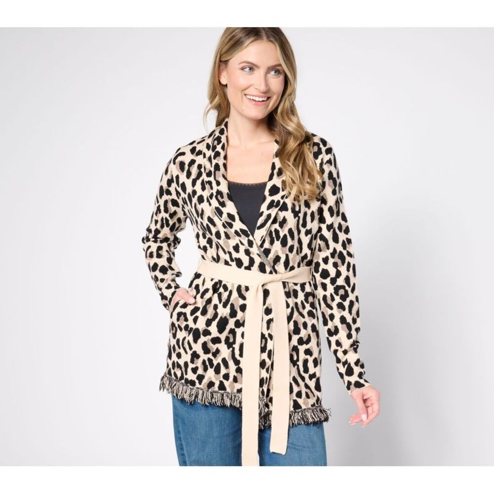 SUNNYLiFE Women's Top Petite Sweater 2XP Denim & Co. Multi-colored